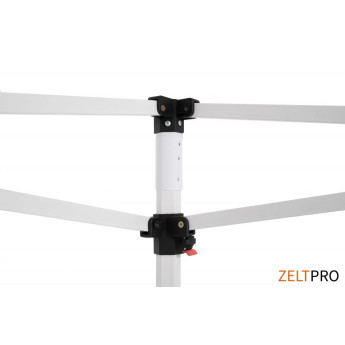Namiot handlowy - ekspresowy, stalowy, 3x2 czerwony Zeltpro PROFRAME 18