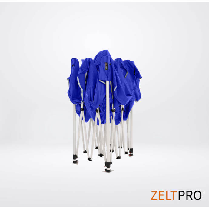 Namiot handlowy - ekspresowy, stalowy, 3x2 niebieski Zeltpro PROFRAME 5