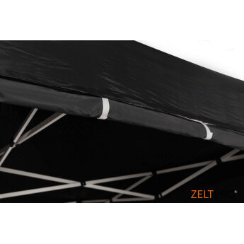Namiot handlowy - ekspresowy, stalowy, 3x3 czarny Zeltpro PROFRAME 15