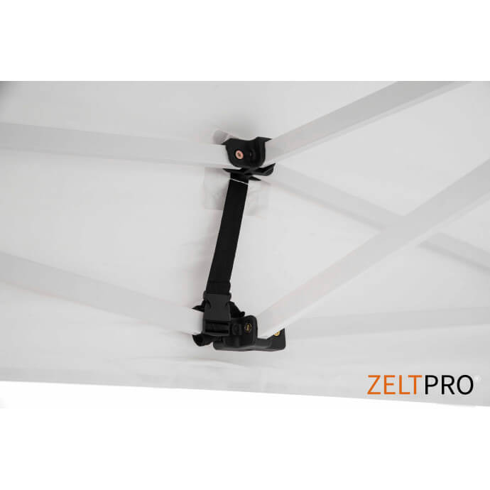 Namiot handlowy - ekspresowy, stalowy, 3x3 biały Zeltpro PROFRAME 19