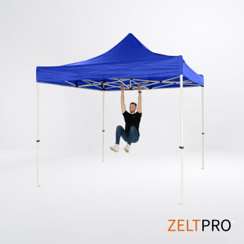 Namiot handlowy - ekspresowy, stalowy, 3x3 niebieski Zeltpro PROFRAME 6