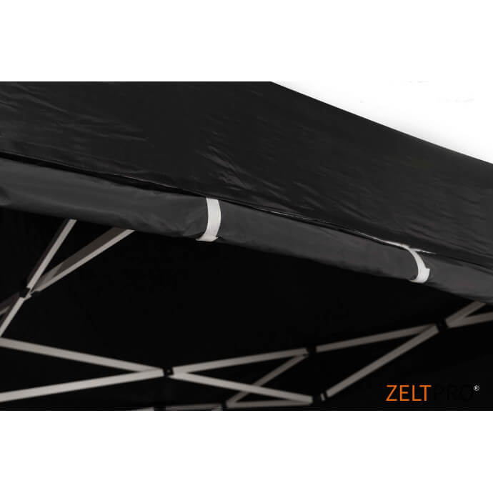Namiot handlowy - ekspresowy, stalowy, 3x4,5 czarny Zeltpro PROFRAME 16