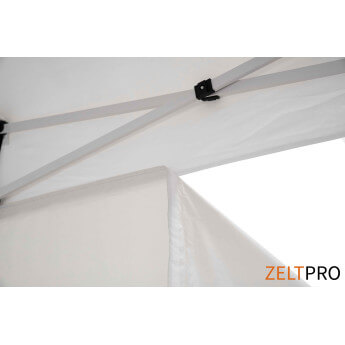 Namiot handlowy - ekspresowy, stalowy, 3x6 biały Zeltpro PROFRAME 8