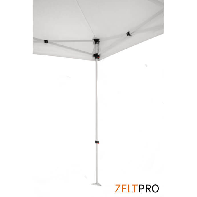 Namiot handlowy - ekspresowy, stalowy, 3x6 biały Zeltpro PROFRAME 10