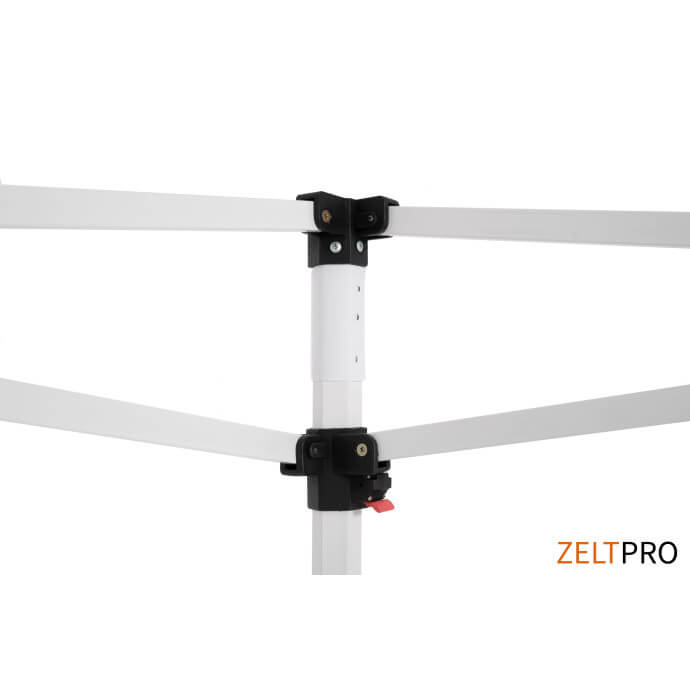 Namiot handlowy - ekspresowy, stalowy, 3x6 biały Zeltpro PROFRAME 14