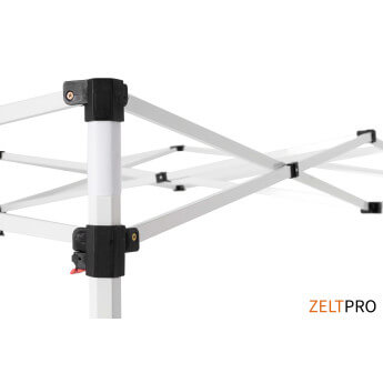 Namiot handlowy - ekspresowy, stalowy, 3x6 biały Zeltpro PROFRAME 15