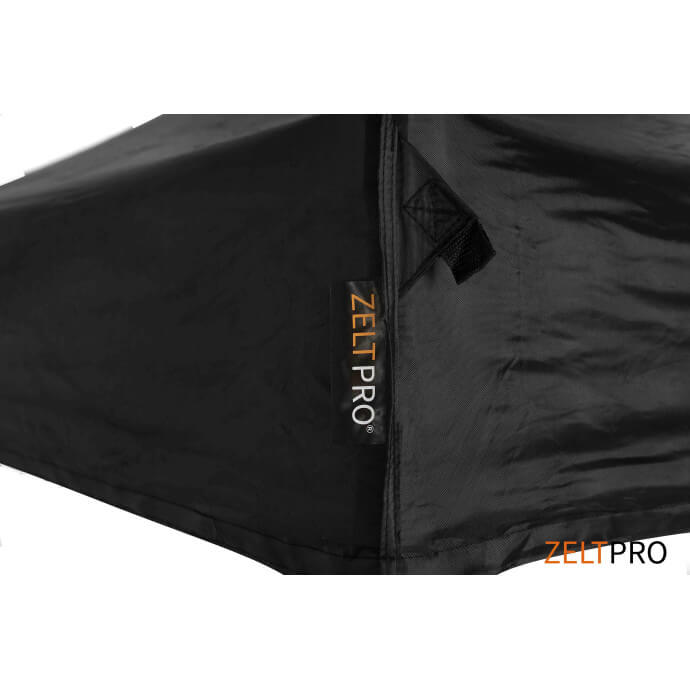 Namiot handlowy - ekspresowy, stalowy, 3x6 czarny Zeltpro PROFRAME 12