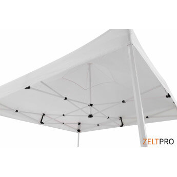 Namiot handlowy - ekspresowy, stalowy, 2x2 biały Zeltpro PROFRAME 6
