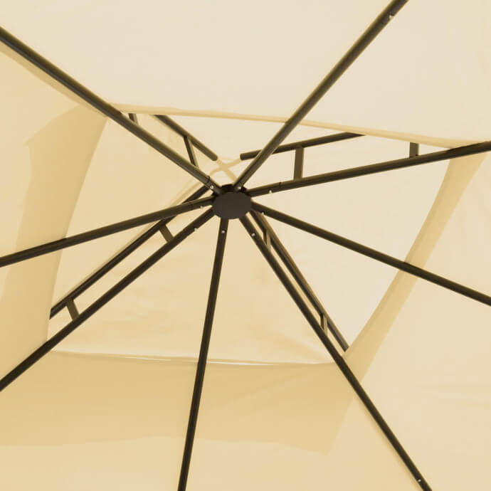 Pawilon ogrodowy Zeltpro Classic 300x300 kremowy 9