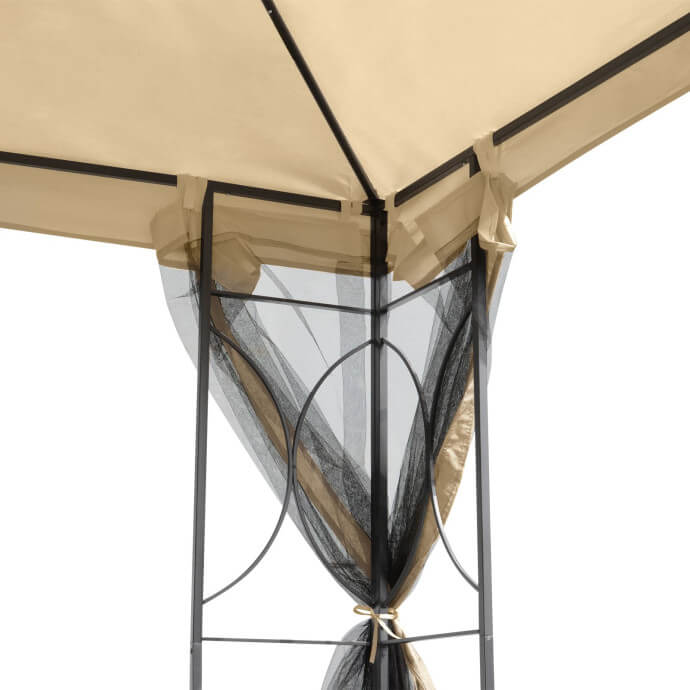 Pawilon ogrodowy Zeltpro Classic 300x300 kremowy 10