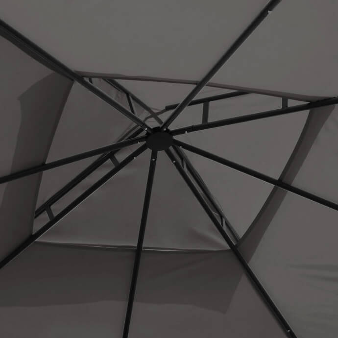 Pawilon ogrodowy Zeltpro Classic 300x300 szary 7