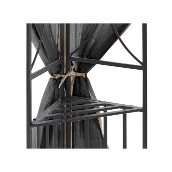 Pawilon ogrodowy Zeltpro Classic 300x300 brązowy 7