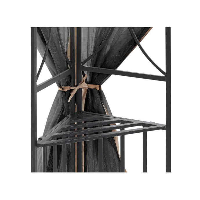 Pawilon ogrodowy Zeltpro Classic 300x300 brązowy 7