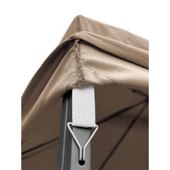 Pawilon ogrodowy Zeltpro Classic 300x300 brązowy 4