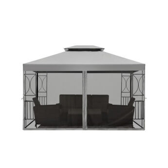 Pawilon ogrodowy Zeltpro Classic 300x400 szary 2