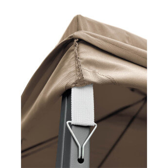 Pawilon ogrodowy Zeltpro Classic 300x400 brązowy 3