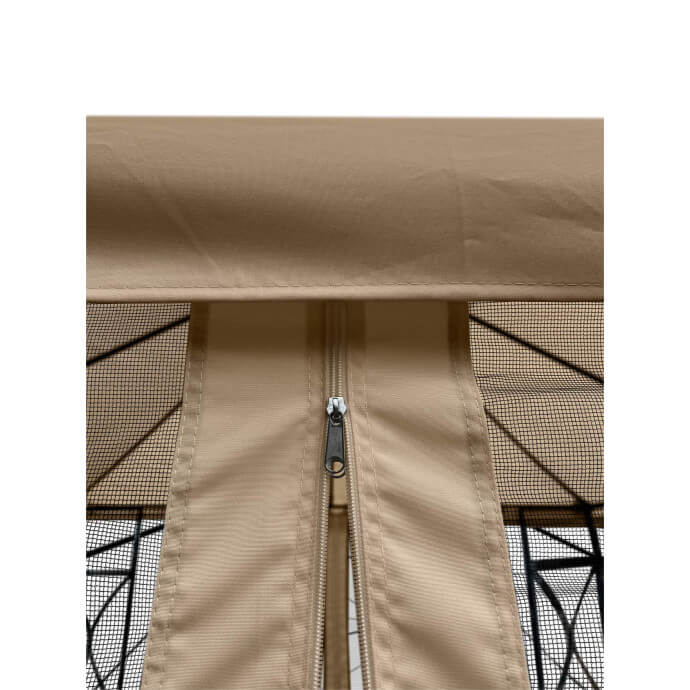 Pawilon ogrodowy Zeltpro Classic 300x400 brązowy 7