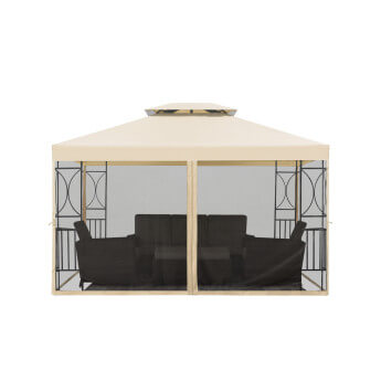 Pawilon ogrodowy Zeltpro Classic 300x400 kremowy 2