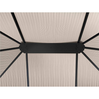 Pawilon ogrodowy Zeltpro Deluxe 300x300 brązowy 10