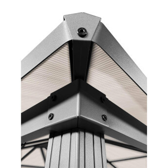 Pawilon ogrodowy Zeltpro Deluxe 300x300 szary 4