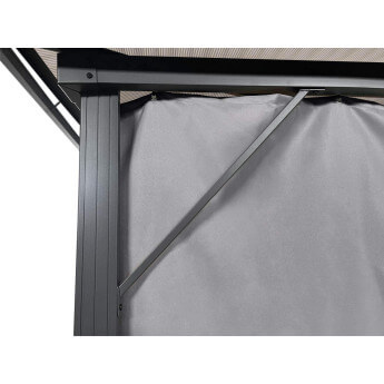 Pawilon ogrodowy Zeltpro Deluxe 300x300 szary 7