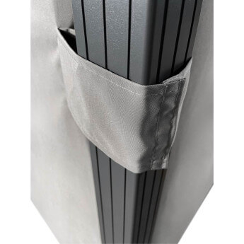 Pawilon ogrodowy Zeltpro Deluxe 300x400 szary 7