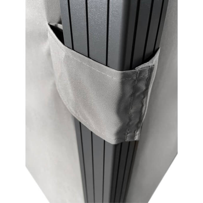 Pawilon ogrodowy Zeltpro Deluxe 300x400 szary 7