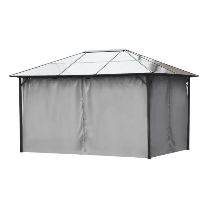 Pawilon ogrodowy Zeltpro Deluxe 300x400 szary 3