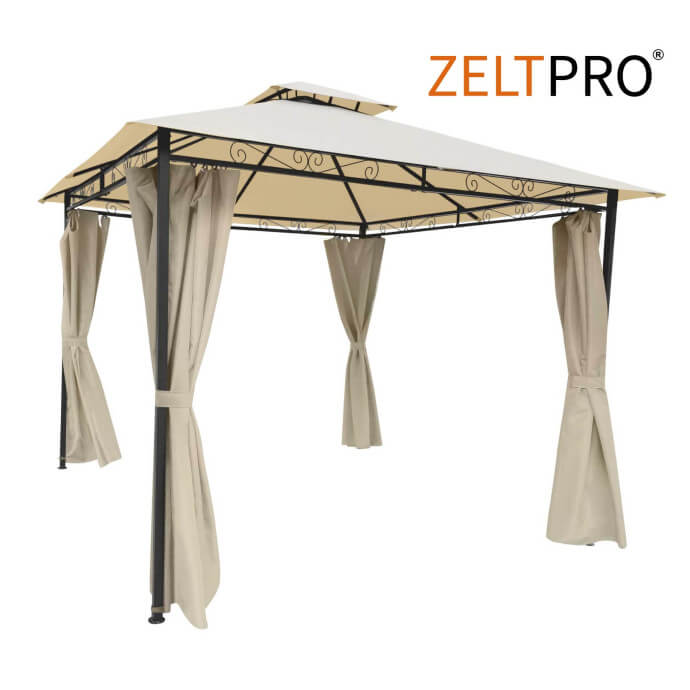 Pawilon ogrodowy Zeltpro Prime 300x300 kremowy 1