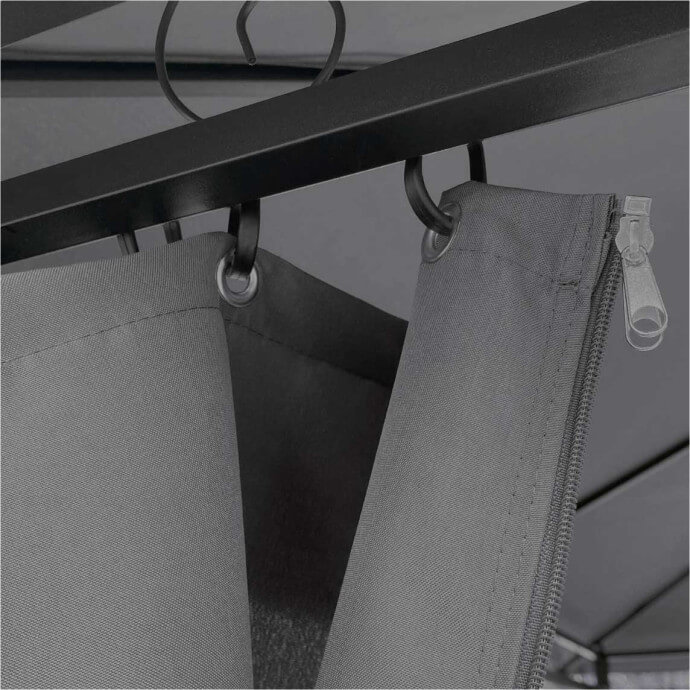 Pawilon ogrodowy Zeltpro Prime 300x300 szary 5