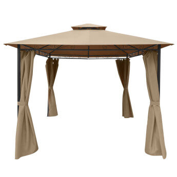 Pawilon ogrodowy Zeltpro Prime 300x300 brązowy 3