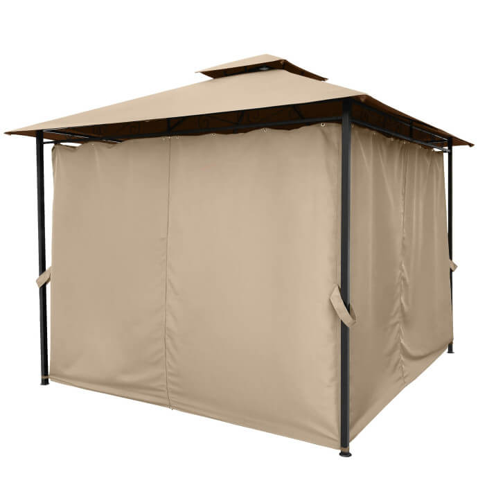 Pawilon ogrodowy Zeltpro Prime 300x300 brązowy 2