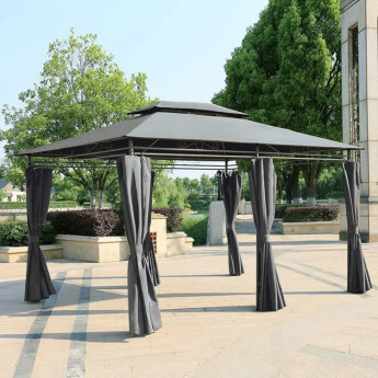 Pawilon ogrodowy Zeltpro Prime 300x400 szary 3