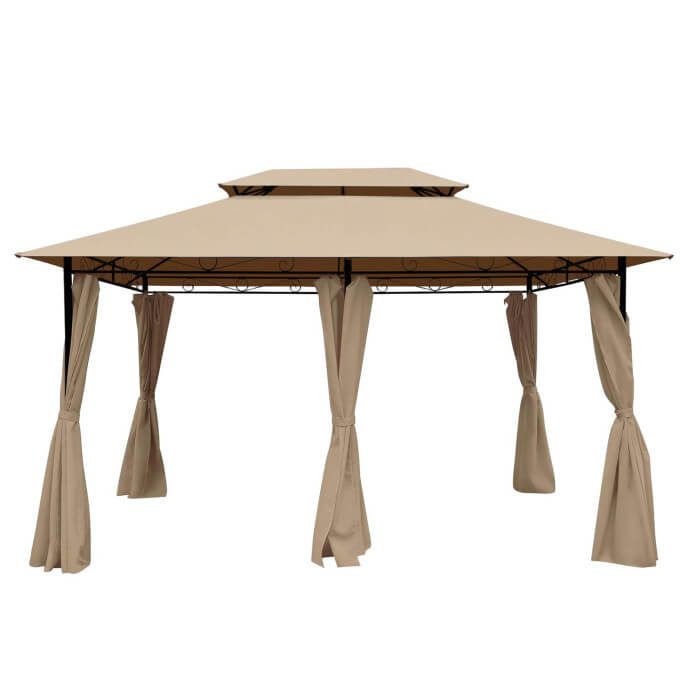 Pawilon ogrodowy Zeltpro Prime 300x400 brązowy 4