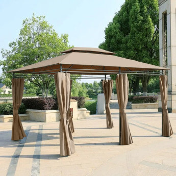 Pawilon ogrodowy Zeltpro Prime 300x400 brązowy 3