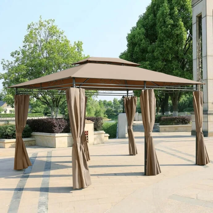 Pawilon ogrodowy Zeltpro Prime 300x400 brązowy 3