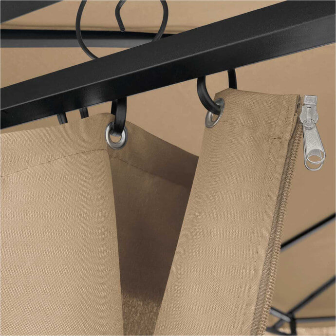 Pawilon ogrodowy Zeltpro Prime 300x400 brązowy 6