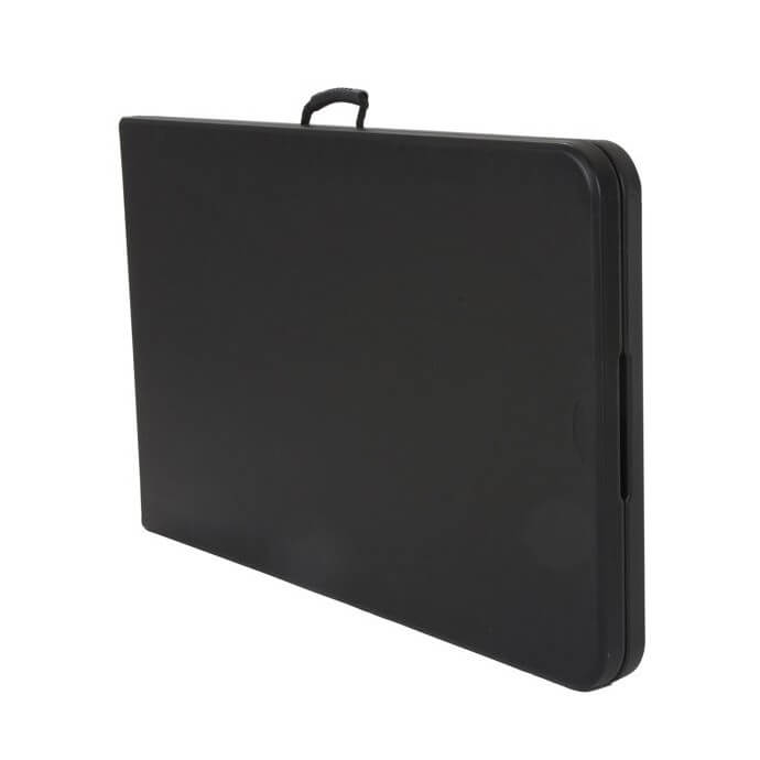 Stół cateringowy składany 150 cm czarny 9