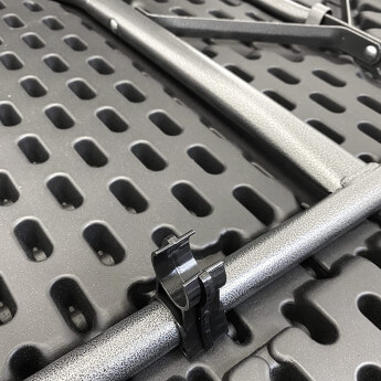 Stół cateringowy składany 240 cm czarny 4