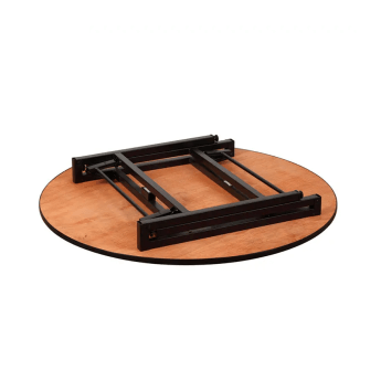 Stół bankietowy (konferencyjny) drewniany, okrągły pokryty PCV D120 4