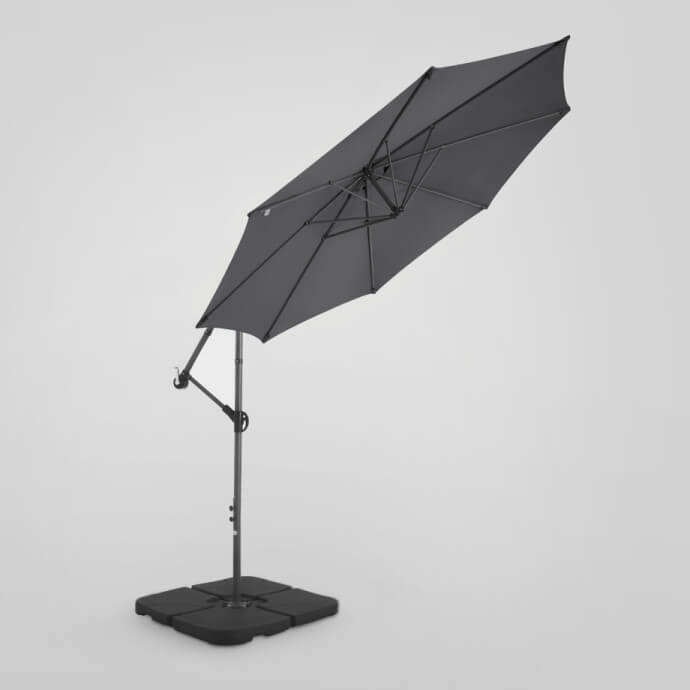 Parasol ogrodowy Select Antracytowy 6