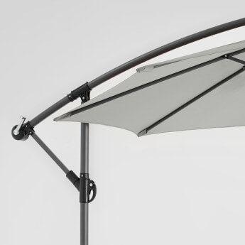 Parasol ogrodowy z pokrowcem Select Light Grey 4