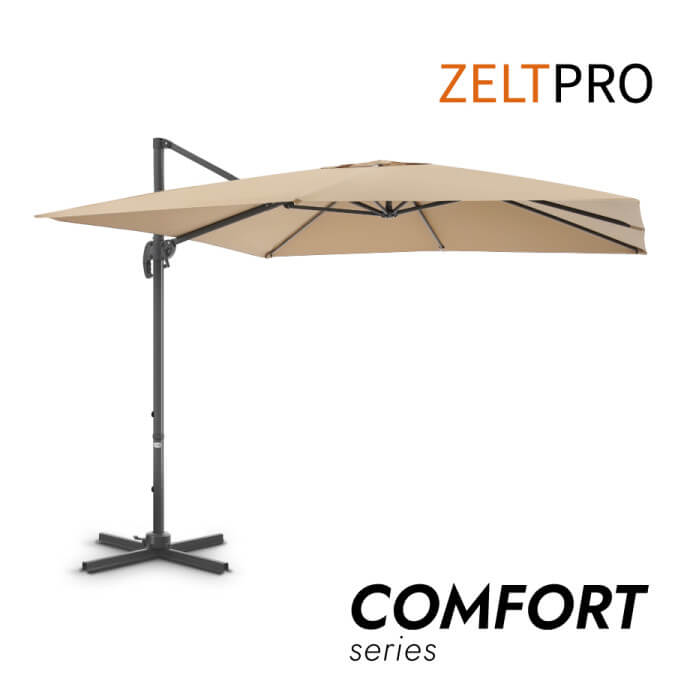 Parasol ogrodowy Comfort Taupe 1