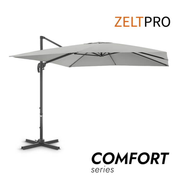 Parasol ogrodowy Comfort Light Grey 1