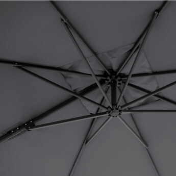 Parasol ogrodowy z pokrowcem Comfort Antracytowy 8