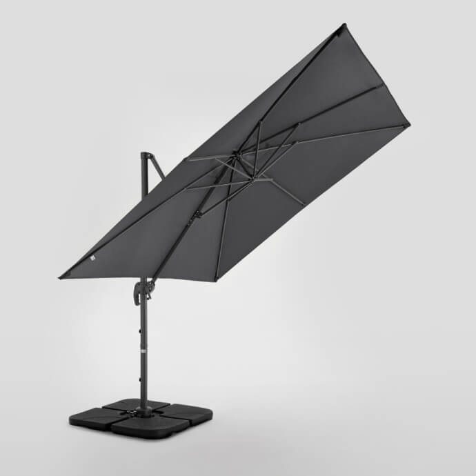 Parasol ogrodowy z podstawą Comfort Antracytowy 6