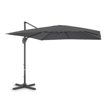 Parasol ogrodowy z podstawą i pokrowcem Comfort Antracytowy 9