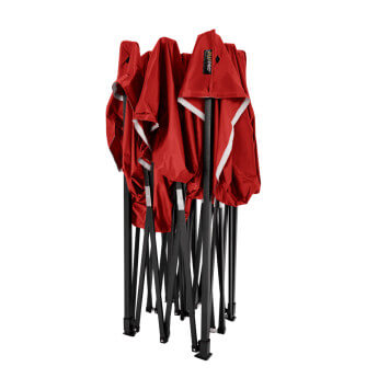 Namiot handlowy - ekspresowy, stalowy, 2x2 czerwony Zeltpro EKOSTRONG 7