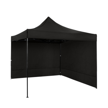 Namiot handlowy - ekspresowy, stalowy, 2x2 czarny Zeltpro EKOSTRONG 3