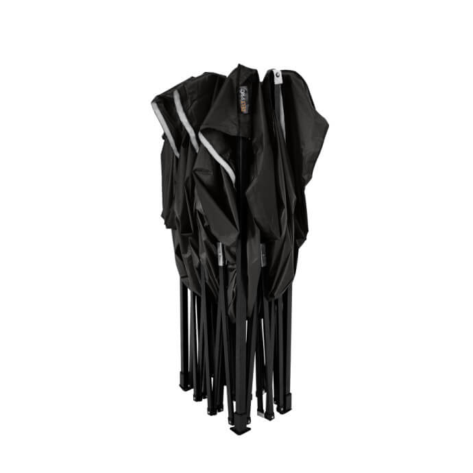 Namiot handlowy - ekspresowy, stalowy, 3x2 czarny Zeltpro EKOSTRONG 7